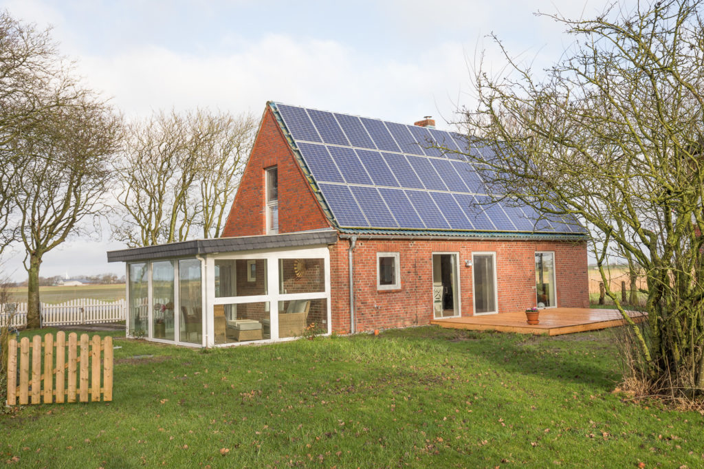 Ferienhaus Beltringharde Garten Außen