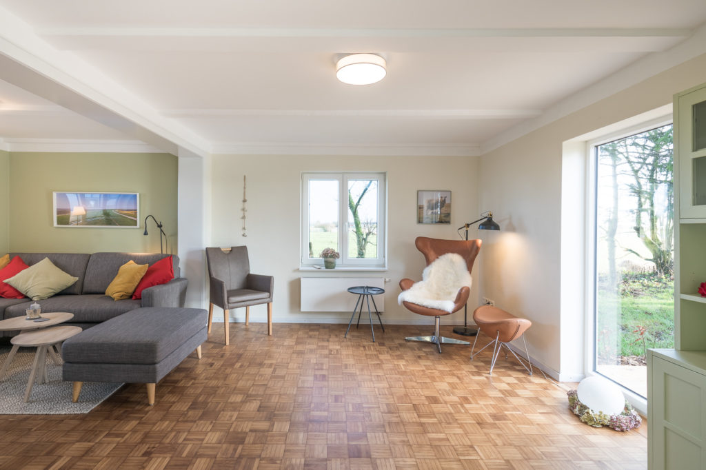 Ferienhaus Beltringharde Wohnzimmer 2